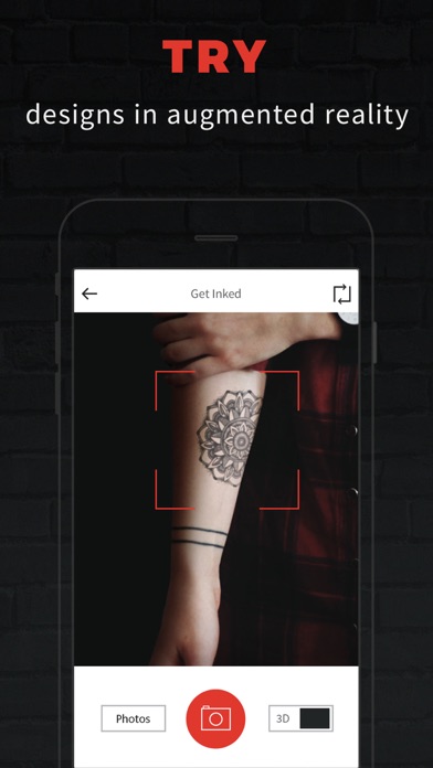 INKHUNTER PRO Tattoos try on screenshot 2
